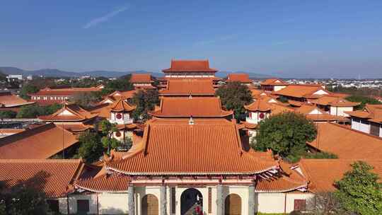 4K高清航拍大雄禅寺