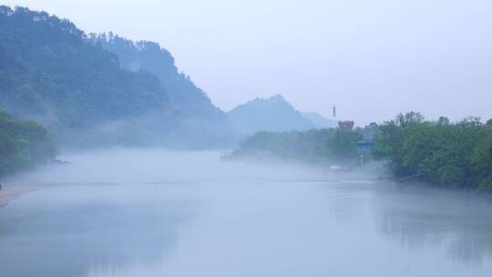 水岸云雾等原始素材