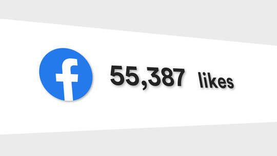 Facebook喜欢计数器计数社交媒体A