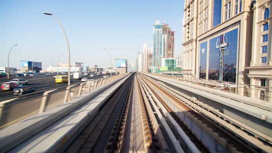 迪拜地铁延时视频素材模板下载