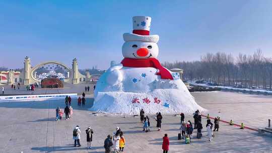 4k哈尔滨太阳岛雪博会宣传片