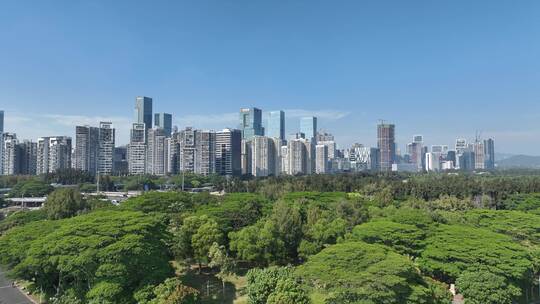 深圳南山区高新科技园航拍