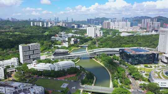 南山西丽大学城片区航拍