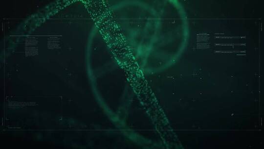 科幻DNA开场片头展示AE模板