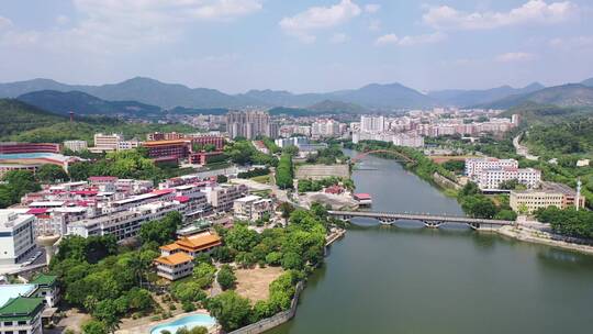 福建省泉州市洛江区马甲镇仰恩大学航拍校园