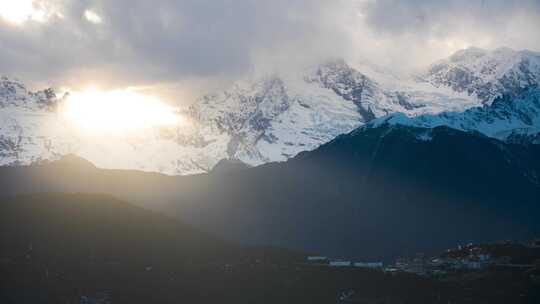 梅里雪山延时