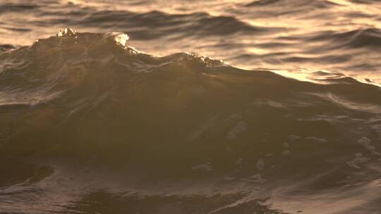逆光大海海面浪花虚化光斑合集