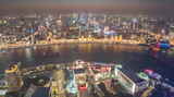 上海外滩亮灯高清在线视频素材下载