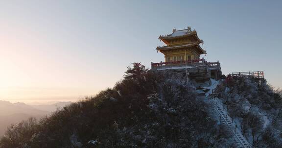 航拍河南洛阳老君山风景区宣传片