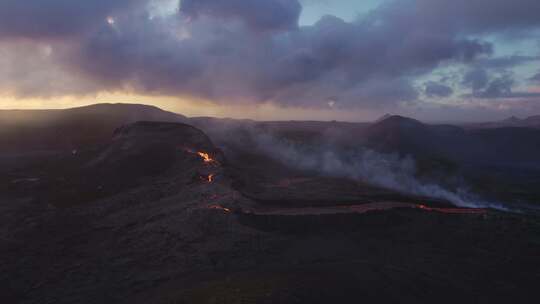 火山，喷发，熔岩，沸腾