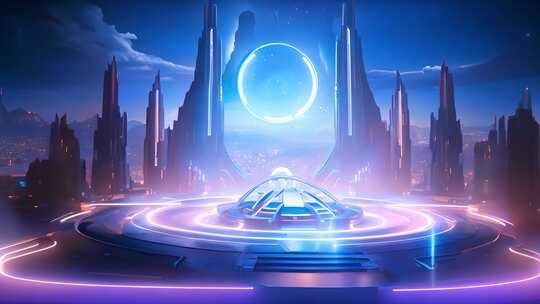 神秘赛博朋克平行世界 时空穿越星际之门