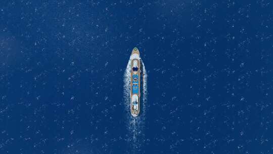 4K游轮巨轮海上航行合集视频素材模板下载