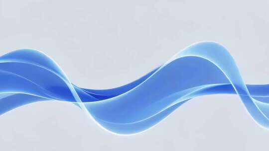 蓝色动感波浪背景素材