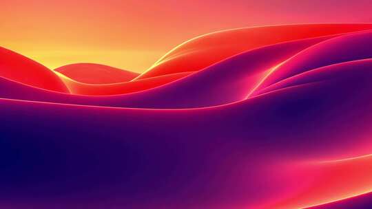 动感渐变色彩波浪背景