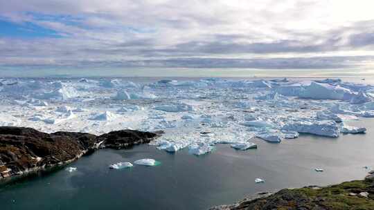 冰川融化 北极冰川 冰雪融化