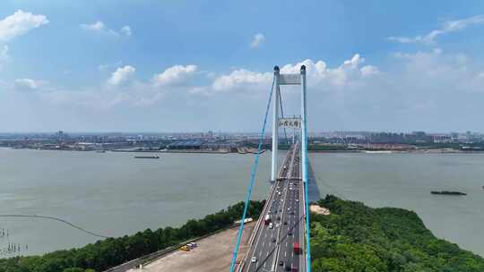 江阴大桥航拍视频素材模板下载