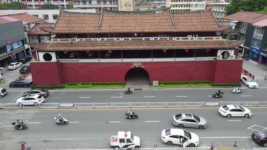 航拍福建莆田城市宣传片地标建筑