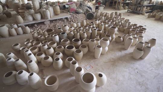 陶瓷半成品陶瓷花瓶制作