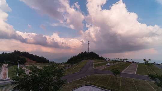 湖北薄刀峰风光延时