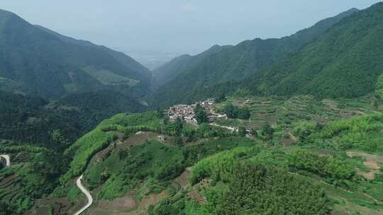 航拍浙江松阳县