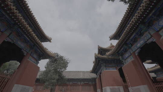 北京孔庙 国子监视频素材模板下载