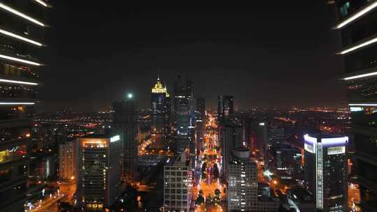 苏州 东方之门 夜景