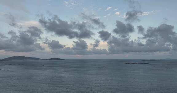 福建平潭海岛航拍空镜