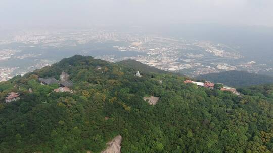 航拍福建泉州清源山5A景区风光