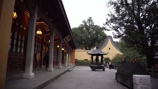 杭州千年古刹灵隐寺建筑