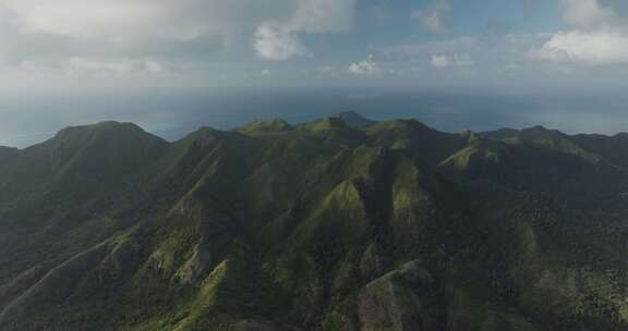 湖南张家界山峰山河流自然风景旅行