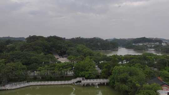 惠州西湖风景名胜区鹤洲视频素材模板下载