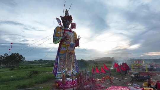 中国广东省汕尾市陆丰市曲清村孟兰胜会