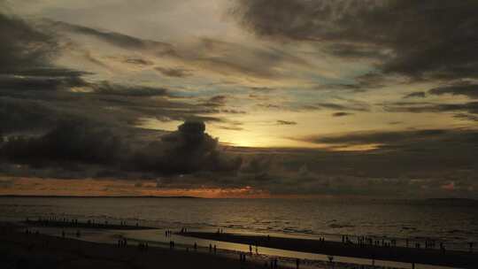 海边天空海滩马来西亚海边海岛蓝色大海