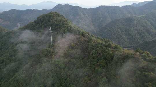 丽水遂昌山村航拍