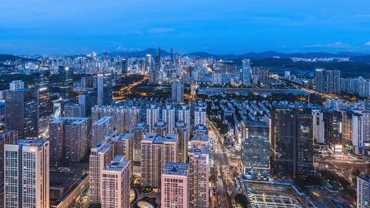 深圳罗湖天际线建筑群