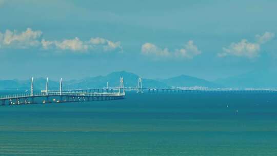 珠海航拍港珠澳大桥