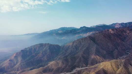 4k宁夏银川贺兰山航拍