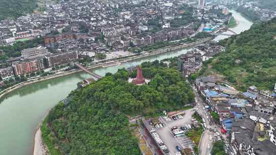 茅台镇航拍素材