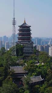 贵阳东山寺竖屏航拍