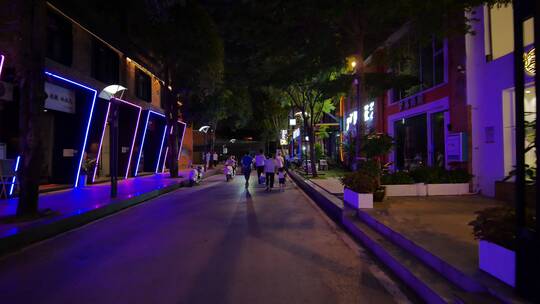 街头逛街路边摊市井集市街景夜市夜店