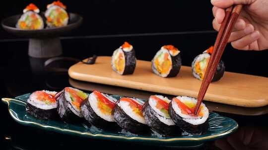 海苔寿司卷料理