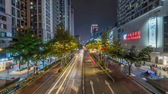 成都市成华区建设路夜景