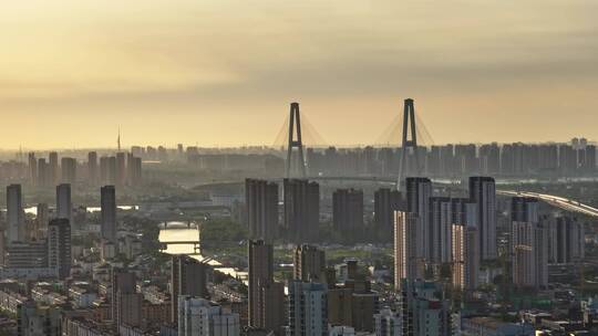 上海徐浦大桥航拍