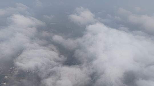 高空俯瞰云海景观