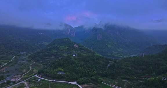 浙江台州神仙居云海HDR航拍