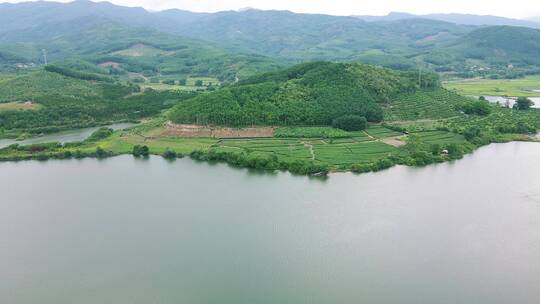 航拍山林风景