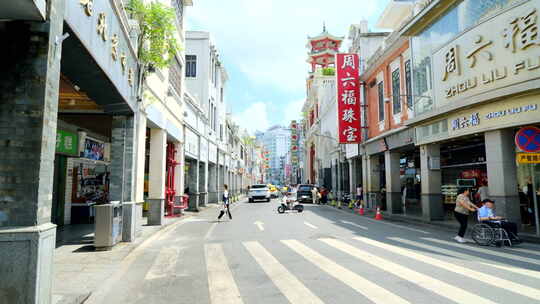 老广州 骑楼 老街 上下九 步行街