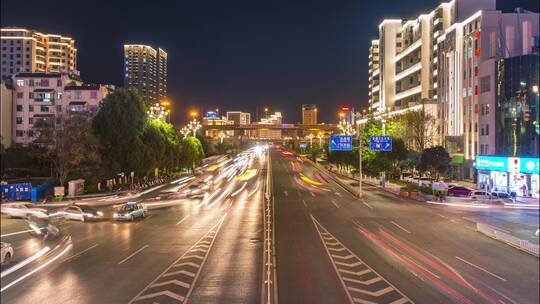 北京路金星立桥夜景