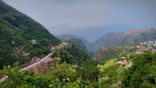 大山深处的小山村/农业素材/农村素材