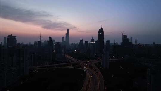 上海日出 上海夏天 浦西 上海 城市发展